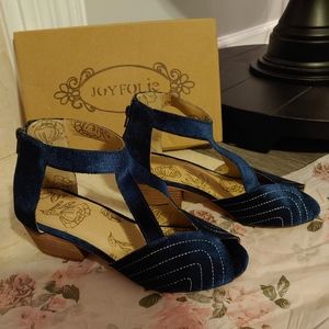 NEW Joyfolie Olessia Heels in Pacific Blue size 7